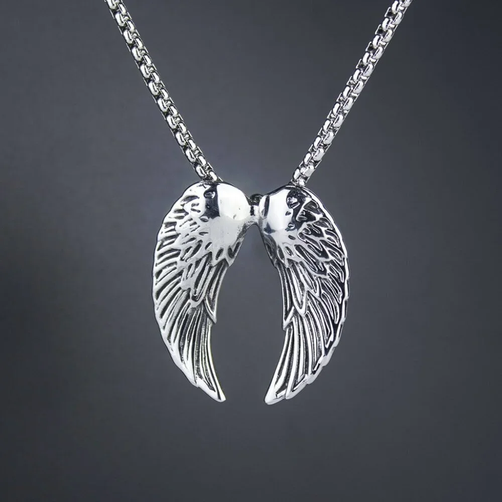 Feather Angel Wings Necklace for Men/Women, BL55590010